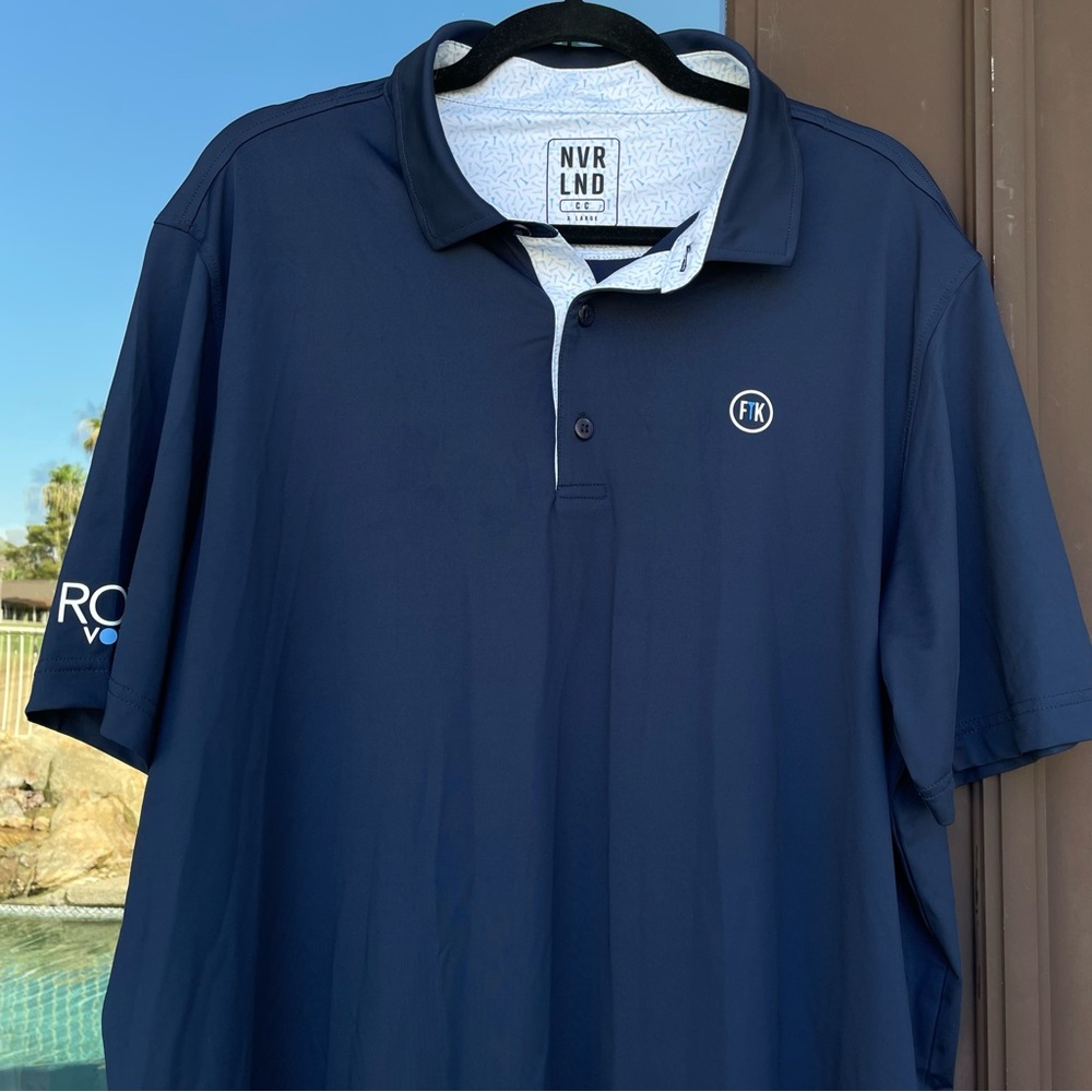 Nvr Lnd Cc (Neverland Country Club) Ftk Roxx Vodka Golf Polo Xl